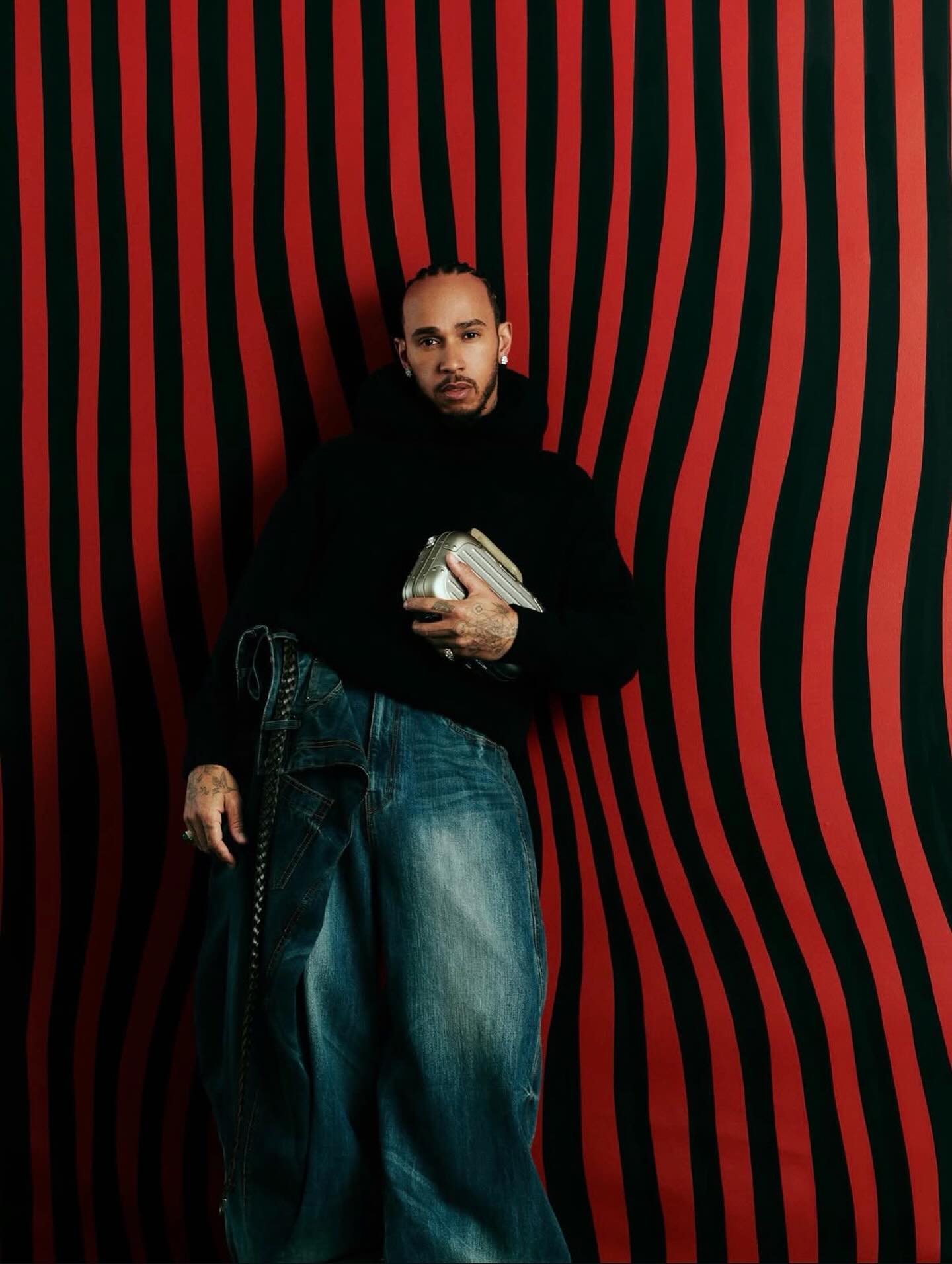 Lewis Hamilton for @another_man wearing @3paradis
