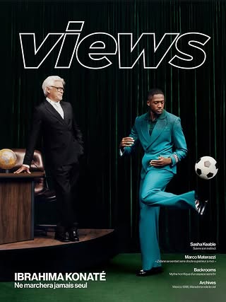 @ibrahimakonate wearing @3paradis for the cover of the latest issue of @viewsfrance 

Photography @elliothensford 
Styling @loickagracestylist