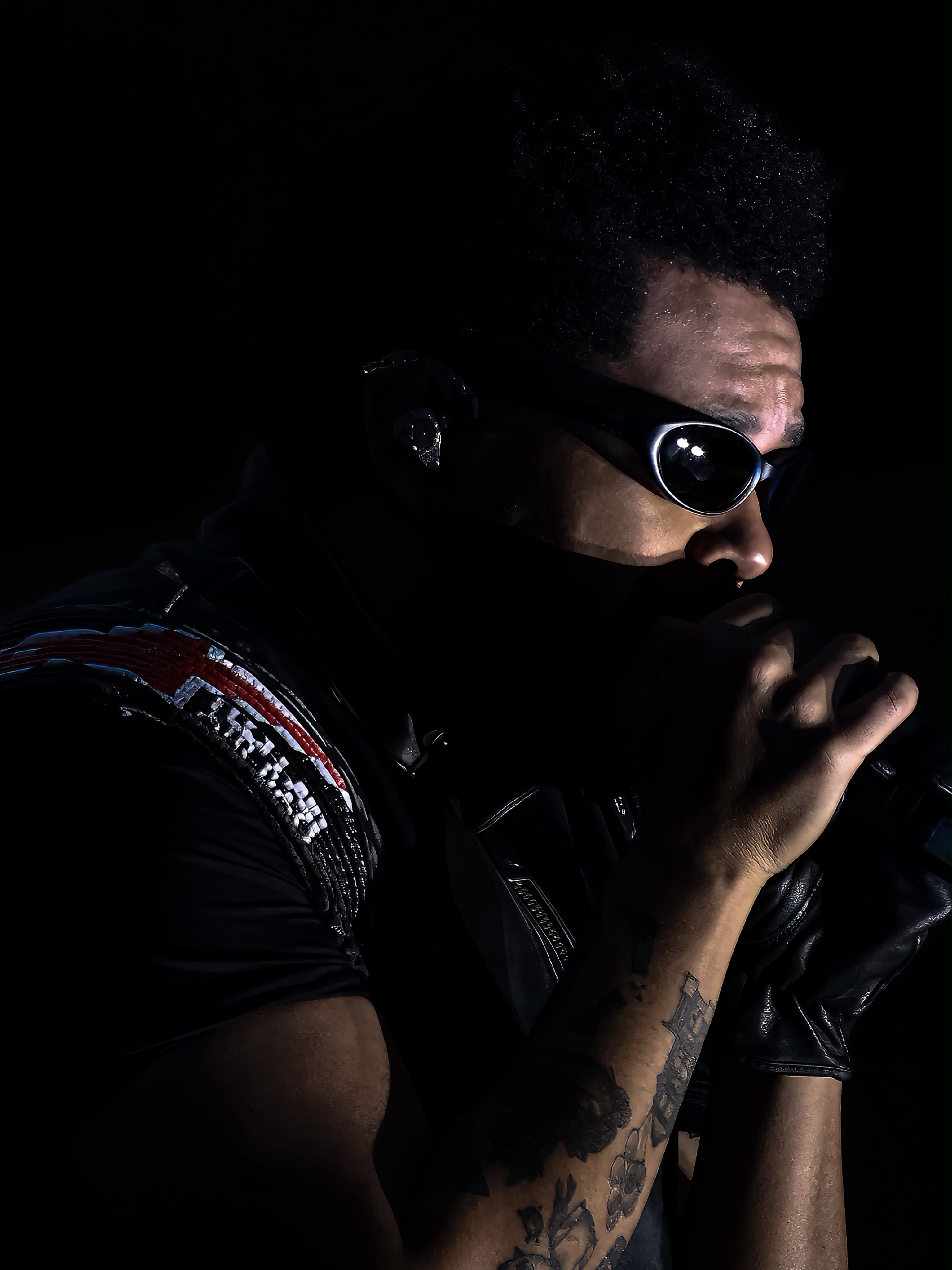 @theweeknd wearing @alpinestarsreserve while performing on stage in Lille, France 

Styling @mitchmodes
Photography @hyghly