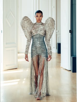 With heartfelt gratitude to everyone who helped bring this vision to life. AZIZ Debut Couture Show - AETHER - FW 2026

PR Agency & Event Management @spreadtheword_communications @julien__dufour 
Special Appreciation - Strategic Advisor @julienclisson 

Special Appreciation - Styling advice @smrichardson1 
Special Appreciation @docgold_ch carmenreisert
Production Directed by Nicolas Klein @_twenty_knots_ 
Casting Director @maximevalentini 
@aranzabelliard 
Movement Director @blondeau_alex 
Show Caller @mrsgrenetnow
Special Thanks - Silver Courtesy of @c.hafner_official 
Master Gold & Silversmith @mirko_noll 

Sound Design @hollowdeck_echo
Photographer @vincent_lappartient_ 
Photographer @ondinebertrand 
Photographer @latelierdechloe.photo 
Photographer @mollysjlowe 
Videographer @mathiaskarlgontard 

Model @dahanphuongoanh 
Venue @labiosthetiqueparis 
Manager LaBiosthetique @elraddaf_labiosthetiquepro
Hair @theo_dimitri_hair @labiosthetiqueparis 
Make Up @aude_makeup_pro @labiosthetiqueparis
